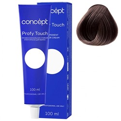 Стойкая крем-краска для волос 4.7 темно-коричневый Profy Touch Concept 100 мл