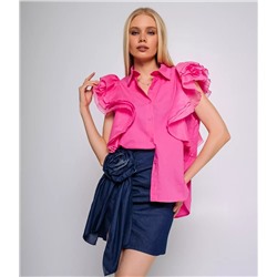 Блуза #КТ2376, розовый
