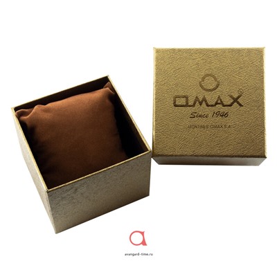 Коробочка для часов Omax маленькая золотая-1