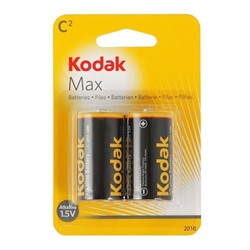 Батарейка C Kodak LR14 Max (2-BL) (20/200/7200) .. ЦЕНА УКАЗАНА ЗА 2 ШТ