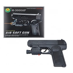 Airsoft Gun. Пистолет пласт. 3000AF в кор. 17.5х13.5х4 см арт.ПК02073