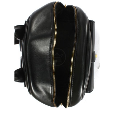 Рюкзак жен искусственная кожа DJ-6908-3-BLACK,  1отд,  2внут+2внеш/ карм,  черный 252237