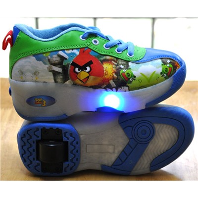 Роликовые кроссовки детские с LED подсветкой РК 521