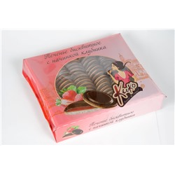 Кико клубника в темной глазури печенье 0.5 кг