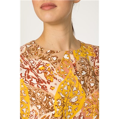 Летняя блуза из цветного штапеля