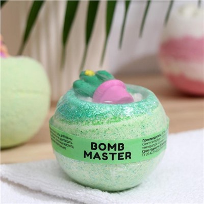 Бомбочка для ванн Bomb Master «Кактус» зелёная, 130 г 6628542