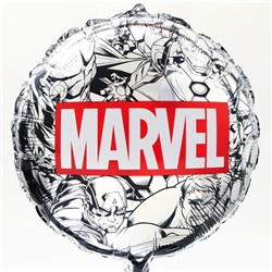 Шар фольгированный круг "Marvel", Мстители 7149139