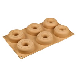 BY COLLECTION Форма для приготовления пончиков "Донатс" 30х17,5х3см, силикон