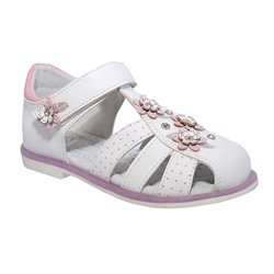 Туфли летн Kenka 9039 white-pink ( 1,5)