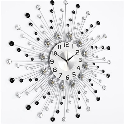 Часы настенные, серия: Ажур, "Атезино", плавный ход, d-69 см, циферблат 22 см