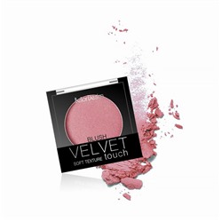 РУМЯНА VELVET TOUCH,тон 105 бархатная роза