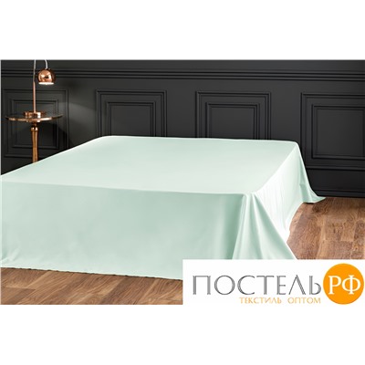 T1224T10009187 Простыня Tivolyo home сатин бирюзовый 1,5 сп