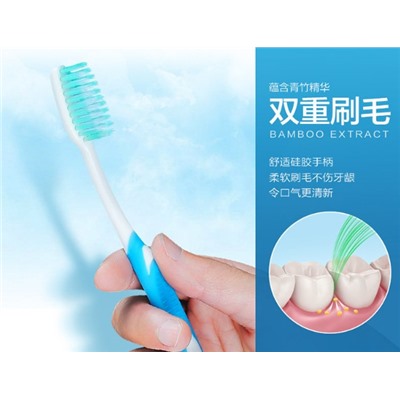 Зубная щетка с бамбуковым напылением XZ-xdm02