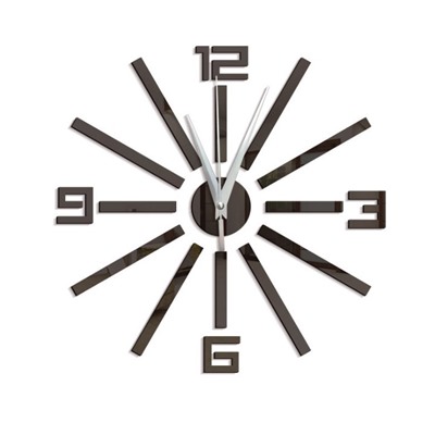 Наклейка - настенные часы для интерьера GZ035