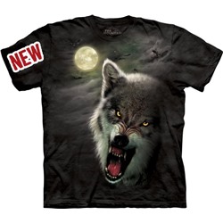 3д футболка с волком