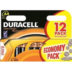 Батарейка AA Duracell LR6 Basic (12-BL) (144) ЦЕНА УКАЗАНА ЗА 12 ШТ