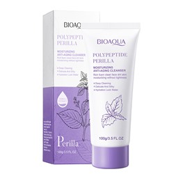 *BIOAQUA POLYPEPTIDE PERILLA  Пенка для лица с экстрактом периллы (антивозрастная), 100г