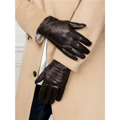 Мужские перчатки LABBRA  LB-5473 d.brown
