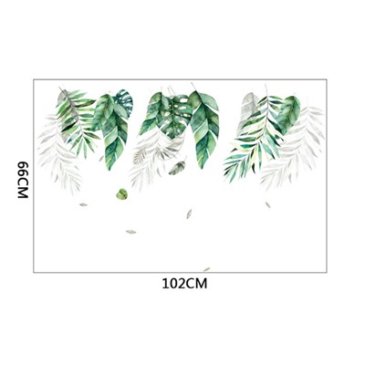 Наклейка декоративная «Тропики» 66*102 см (1534)