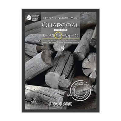 Lebelage Тканевая маска с экстрактом древесного угля / Charcoal Solution Mask Pack, 25 г