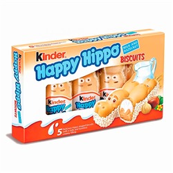 Молочное печенье Kinder Happy Hippo Hazelnut 103,5гр
