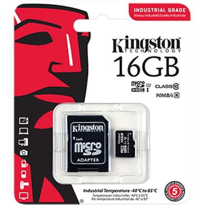 Микро-флэшкарта MicroSD Kingston Class 10 16GB