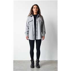 Рубашка-пальто ВО 150-2 Серый