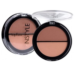 Topface Instyle Румяна Twin Blush On  №007 нежно-розовый,тёмно-розовый  - PT353