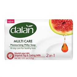 Мыло туалетное твердое "Dalan Multi Care" 150г, "Инжир и Молоко" (Турция)