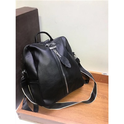 Женская сумка-рюкзак из Экокожи черный