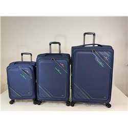 Комплект из 3-х чемоданов  MIRONPAN  арт. 50122 Темно-синий