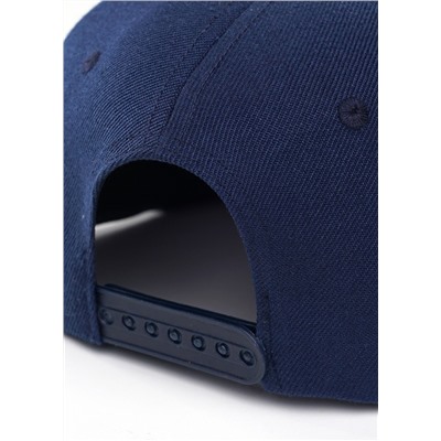CLE Бейсболка 15 прям вышивка (GK1603-1001 кепка с козыр), т.синий/молочный