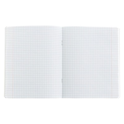 Тетрадь предметная "Неоновый смайл", 48 листов в клетку "Геометрия", обложка мелованный картон, неоновая краска, блок 65 г/м