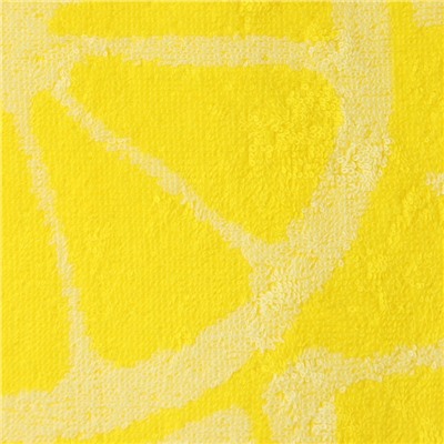 Полотенце махровое Lemon color, 50х90 см, цвет жёлтый