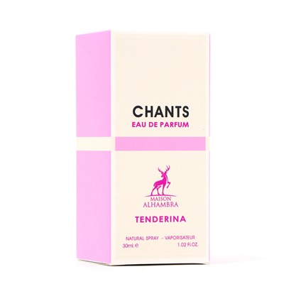 Парфюмерная вода женская Chants Tenderina (по мотивам Chanel chance eau Tendre clone), 30 мл