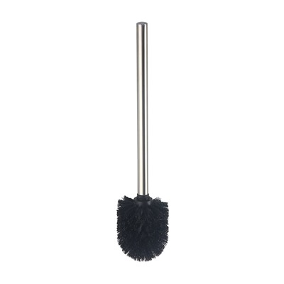 Ершик AXENTIA для унитаза с ручкой из нержавеющей стали, черный,  8 см, высота 35 см.