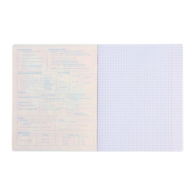Тетрадь предметная 48 листов в клетку "Комикс.Алгебра", обложка мелованный картон, ВД-лак, блок офсет