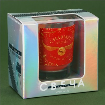 Новогодняя свеча в стакане «Charmed aroma», аромат ваниль