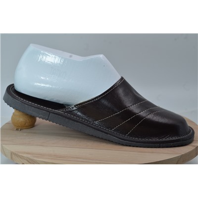 070-46  Обувь домашняя (Тапочки кожаные) размер 46