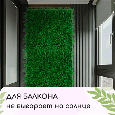 Декоративная панель, 60 × 40 см, «Самшит, Папоротник», Greengo