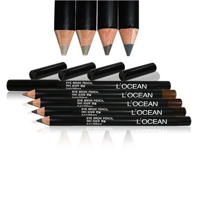 L’ocean Карандаш для бровей / Eye Brow Pencil, 01 Black