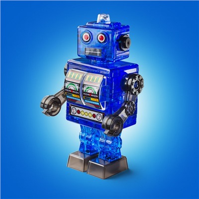 3D головоломка Робот cиний