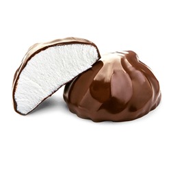 Ванильный в шоколаде глазированный зефир 0.8 кг