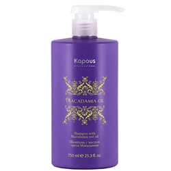 Шампунь для волос с маслом ореха макадамии «Macadamia Oil» Kapous 750 мл