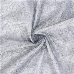 Лоскут с ворсом из фольги, цвет белый, 50 × 70см