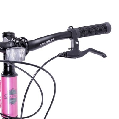 Велосипед 20" рама 10" 7sp GT2007S P COMIRON SMART, жёсткая вилка, розово-серый