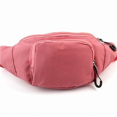 Поясная текстильная сумка 7171 Розовый