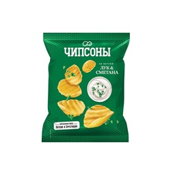 «Чипсоны», чипсы со вкусом сметаны и лука, 90 г