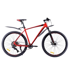 Велосипед 29" рама 21" 1x10sp 11-42T COMIRON GENESIS красный чёрно-синий