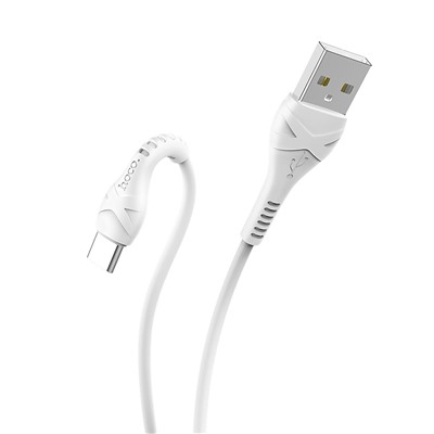 Кабель USB - Type-C Hoco X37 Cool power  100см 3A  (white)